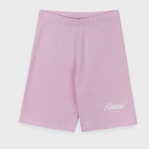 NWOT Sporty & Rich Pink Cotton Logo Biker Rosa Shorts size XS